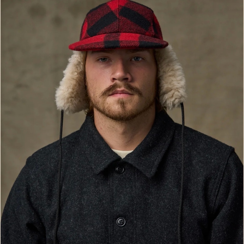 Double Mackinaw Wool Cap